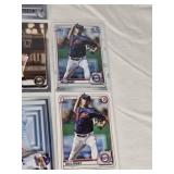 Lot of Minnesota Twins Baseball Cards Featuring Players like Josh Donaldson, Jose Berrios, and Eddie Rosario with Special Features such as Rookie, Inserts, Refractors and Chrome Cards