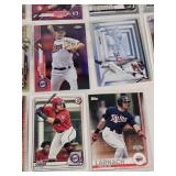 Lot of Minnesota Twins Baseball Cards Featuring Players like Josh Donaldson, Jose Berrios, and Eddie Rosario with Special Features such as Rookie, Inserts, Refractors and Chrome Cards