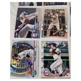 Lot of Minnesota Twins Baseball Cards Featuring Players like Josh Donaldson, Jose Berrios, and Eddie Rosario with Special Features such as Rookie, Inserts, Refractors and Chrome Cards