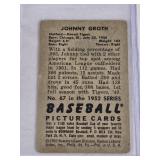 Johnny Groth 1952 Bowman #67 - Detroit Tigers Vintage Baseball Card