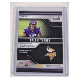 Dallas Turner Rookie 2024 Panini Prizm Premier Jerseys Relic #PJ-DTR - Minnesota Vikings Football Card