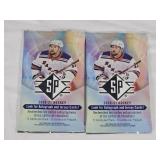 Lot of 2 Unopened 2020-21 Upper Deck SP Hockey Card Packs