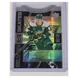 Kirill Kaprizov 2023-24 Upper Deck Silver Skates Die Cut Insert #SS-15 - Minnesota Wild Hockey Card