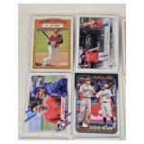 Lot of 12 Shohei Ohtani Baseball Cards Featuring Various Sets and Notable Highlights Including "100 Career Home Runs" and "Elites of the Game".