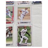 Lot of 12 Shohei Ohtani Baseball Cards Featuring Various Sets and Notable Highlights Including "100 Career Home Runs" and "Elites of the Game".