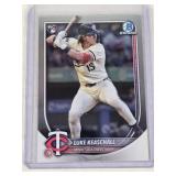 Luke Keaschall Rookie 2025 Topps Bowman Chrome #61 - Minnesota Twins Baseball Card