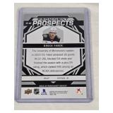Brock Faber Rookie 2023-24 Parkhurst Prominent Prospects Insert #PP-BF - Wild Hockey Card
