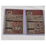 Lot of 2 Vintage 1953 Baseball Cards Featuring Ray Jablonski and Rip Repulski - St. Louis Cardinals