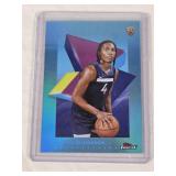 Rob Dillingham Rookie 2025 Topps Finest Blue RC Refractor #61 - Basketball Card