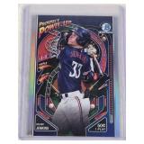 Walker Jenkins Rookie 2023 Topps Prospect Power-Up Refractor #PP-1 - Minnesota Twins Baseball Card