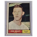 Jim Kaat 1961 Topps #63 - Minnesota Twins Vintage Baseball Card