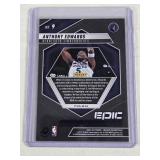 Anthony Edwards 2024-25 Panini Mosaic Green Mosaic Prizm #9 - Minnesota Timberwolves Basketball Card