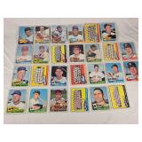 Lot of 26 Vintage Baseball Cards Featuring Players like Jim Maloney, Harvey Kuenn, and Mickey Lolich