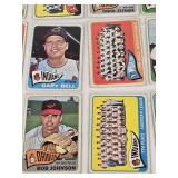 Lot of 26 Vintage Baseball Cards Featuring Players like Jim Maloney, Harvey Kuenn, and Mickey Lolich