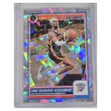 Shai Gilgeous-Alexander 2023-24 Panini NBA Hoops Cracked Ice Prizm #147 - Oklahoma City Thunder Basketball Card