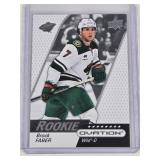 Brock Faber Rookie 2023-24 Upper Deck Ovation #102 - Minnesota Wild Hockey Card