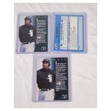 Lot of 3 Bo Jackson Baseball Cards