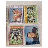 Lot of 20 Vintage Football Cards From Around 1972 Featuring Players Like Leroy Kelly, Ron Johnson, and Jim Otto