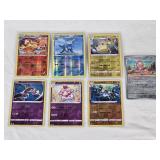 Lot of 7 Pokemon Holo Cards Including Infernape, Samurott, Ampharos, Mewtwo, Slurpuff, Barbaracle, Orthworm