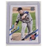 Tarik Skubal Rookie 2021 Topps #92 - Detroit Tigers Baseball Card