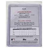 Jhoan Duran Rookie 2022 Topps Gallery Auto #RA-JHO - Minnesota Twins Baseball Card