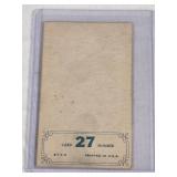 Willie Mays 1969 Topps #27 - San Francisco Giants Vintage Baseball Card