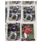 Lot of 19 Royce Lewis Rookie Baseball Cards