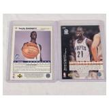Lot of 2 Kevin Garnett Rookie Basketball Cards