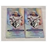 Lot of 2 Unopened Packs of 2020-21 Upper Deck SP Hockey Cards