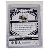 Brock Faber Rookie 2023-24 Parkhurst Prominent Prospects Insert #PP-BF - Wild Hockey Card