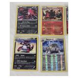 Lot of 7 Pokmon Holo Cards Featuring Yveltal, Magcargo, Xerneas, Beautifly, Krookodile, Bastiodon, and Ursalunaluna with Holo Features and Mixed Types