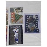 Lot of 7 Premium Insert Football Cards Featuring Emmitt Smith and Troy Aikman