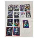 Lot of 12 Minnesota Vikings Football Cards Featuring Lewis Cine, Kirk Cousins, Justin Jefferson, and More Including Rookie and Insertsrds