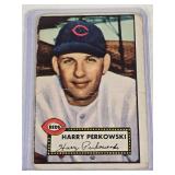 Harry Perkowski 1952 Topps #142 - Cincinnati Reds Vintage Baseball Card