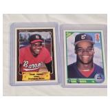Lot of 2 Frank Thomas Rookie Baseball Cards