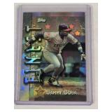 Sammy Sosa 1997 Topps Finest Refractor - Chicago Cubs Baseball Card
