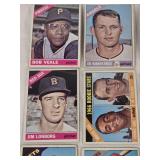 Lot of 18 Vintage 1966 Baseball Cards Featuring Alvin Jackson, Larry Dierker, and Jim Lonborg