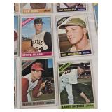 Lot of 18 Vintage 1966 Baseball Cards Featuring Alvin Jackson, Larry Dierker, and Jim Lonborg