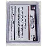 Zebby Matthews Rookie 2024 Topps Chrome Green Wave Refractor #USC171 and Numbered #56/99 - Minnesota Twins Baseball Card