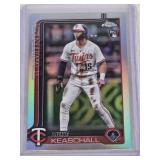 Luke Keaschall Rookie 2025 Topps Chrome Refractor #USC106 - Minnesota Twins Baseball Card