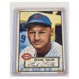 Frank Hiller 1952 Topps #156 - Cincinnati Reds Vintage Baseball Card