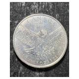 2015 CANADIAN OWL 1 TROY OZ .9999 FINE SILVER