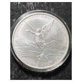 2020 MEXICAN LIBERTAD 1 TROY OZ .999 FINE SILVER IN AIRTITE