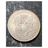 2000 AMERICAN SILVER EAGLE 1 TROY OZ .999 FINE SILVER