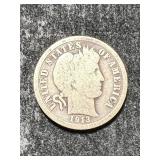 1913 US BARBER DIME
