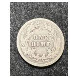 1914 US BARBER DIME