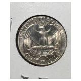 1954 US WASHINGTON QUARTER BU