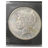 1926 US PEACE SILVER DOLLAR SLABBED BU