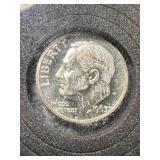 1963 US PROOF ROOSEVELT DIME IN CASE