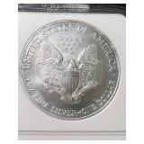 2004 AMERICAN SILVER EAGLE NGC MS69